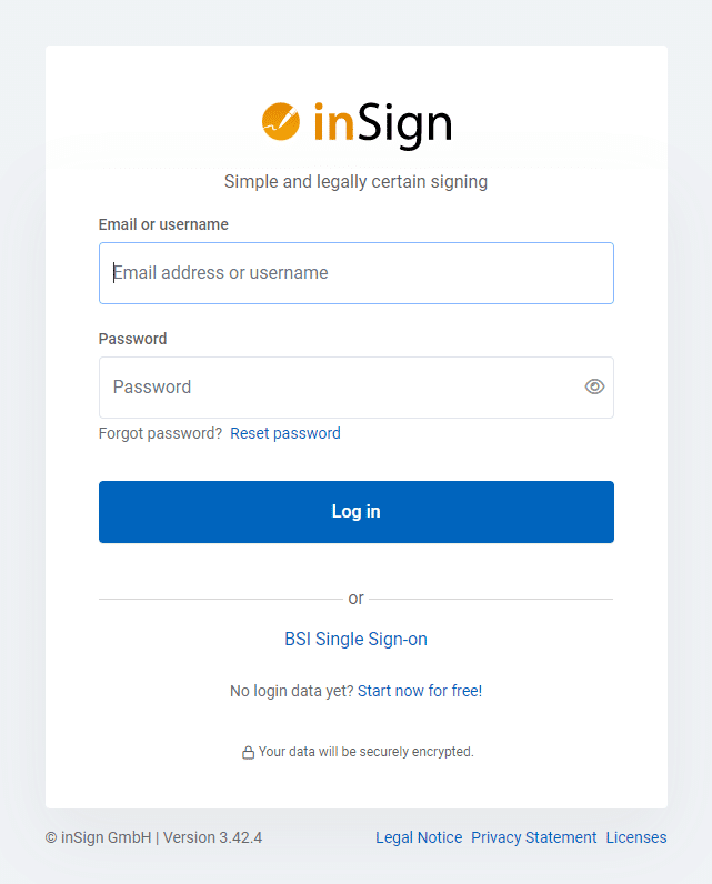 login
